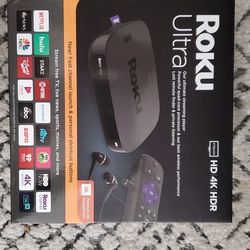 Roku Ultra Streaming Media Player 4K/HD/HDR with Premium JBL Headphones 2019

