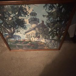 Painting Of Light House