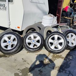 215/65/17  Dodge Charger, Magnum, Challenger, Journey,Fits 80s Toyota Pick Ups ,Rims And Tires 