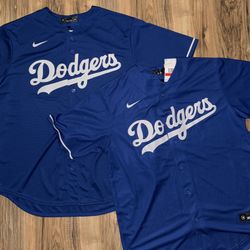 New men’s XL Nike LA dodgers blue Jersey 