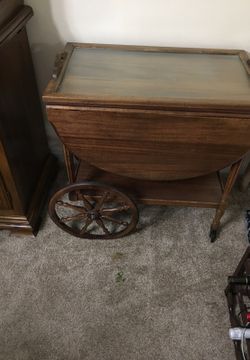 Antique tea cart