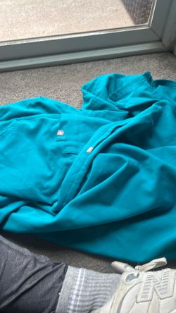 Figs scrubs teal