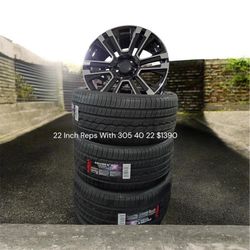 22 Inch Reps With 305 40 22 $1390