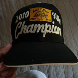 2009 2010 Adidas Locker Room Hat Back To Back Kobe’s Last Game