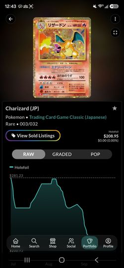Japanese Charizard PSA9