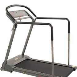 Sunny Health & Fitness Walking Treadmill with Low Wide Deck