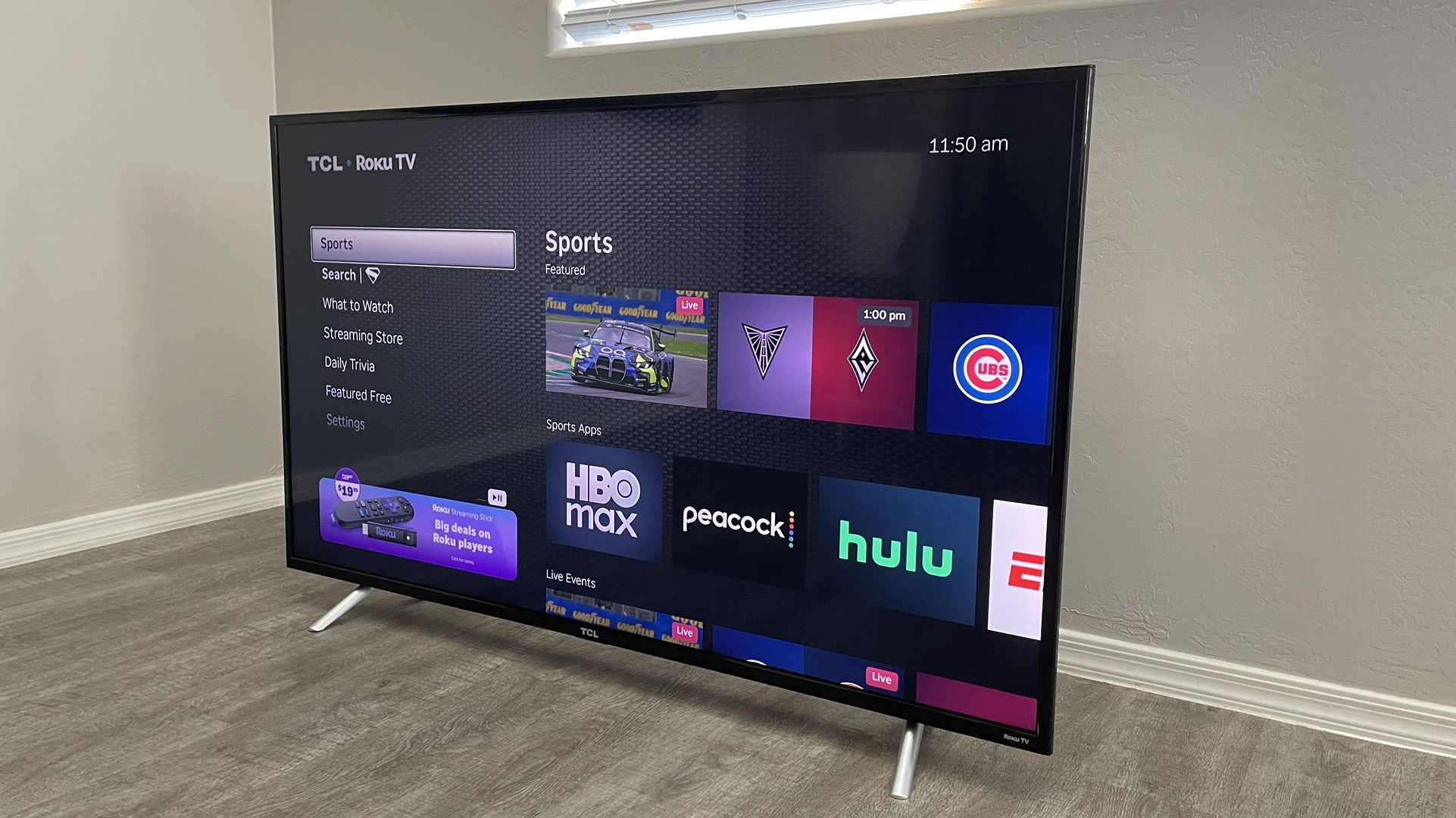 55-inch TCL S405 4K Roku Smart LED TV