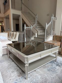 Mirrored Coffee & End Table Set