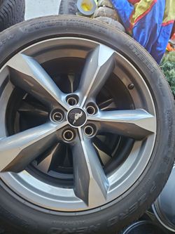 4Mustang alloy wheels  18inch