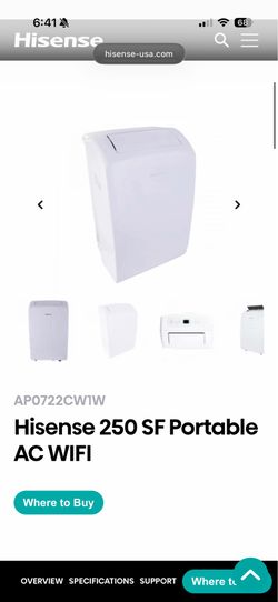 Portable Air Conditioner Hi Sense