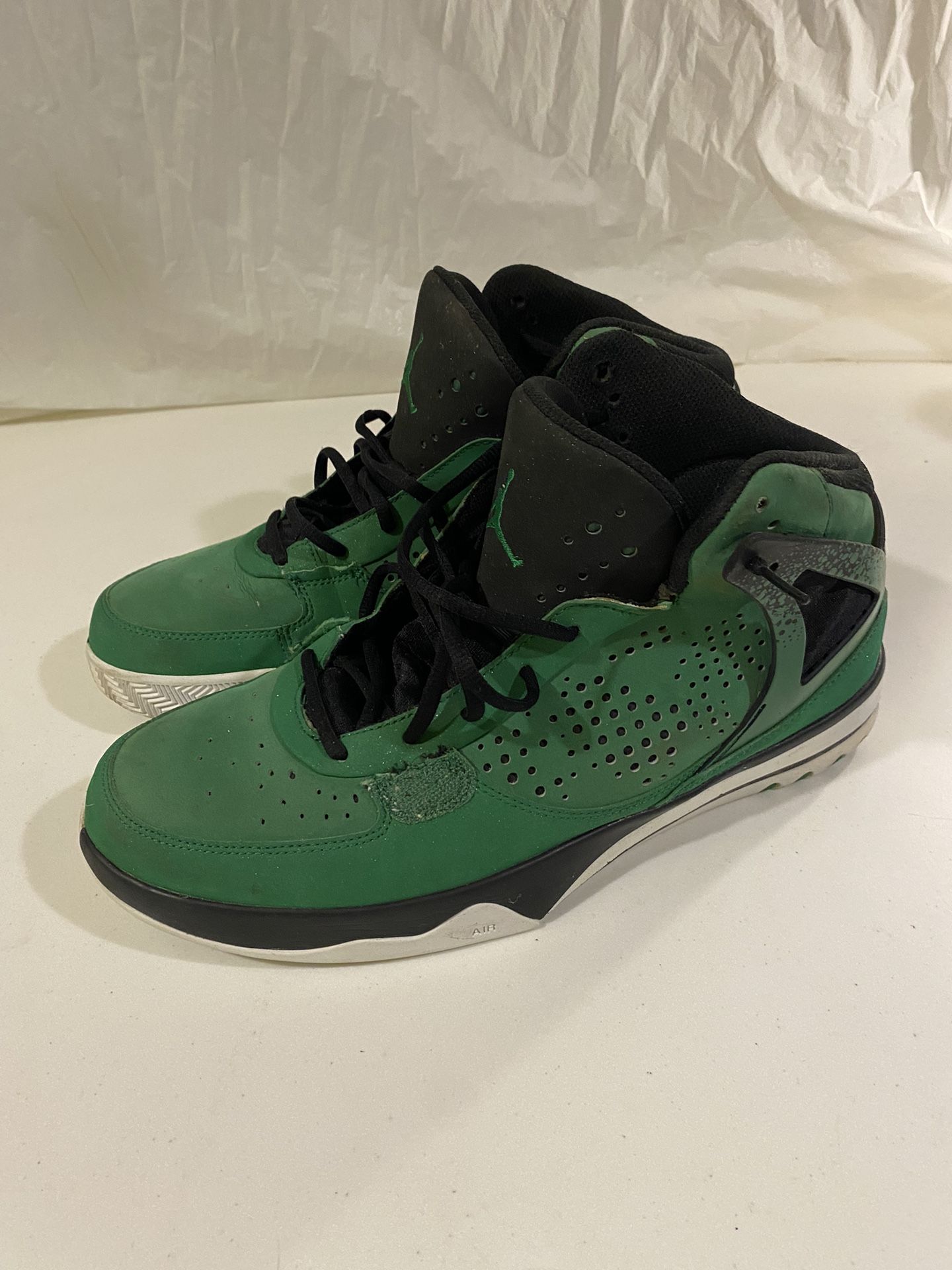 Men's Nike 2011 Jordan Phase 23 Hoops Pine Green Size 13