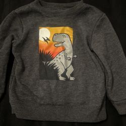 Dark Grey Dinosaur Sweater 18 Months