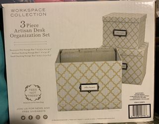 3 Piece Desk Organizer
