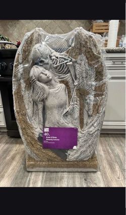 HUGE 3 1/2 Foot Tall Tombstone