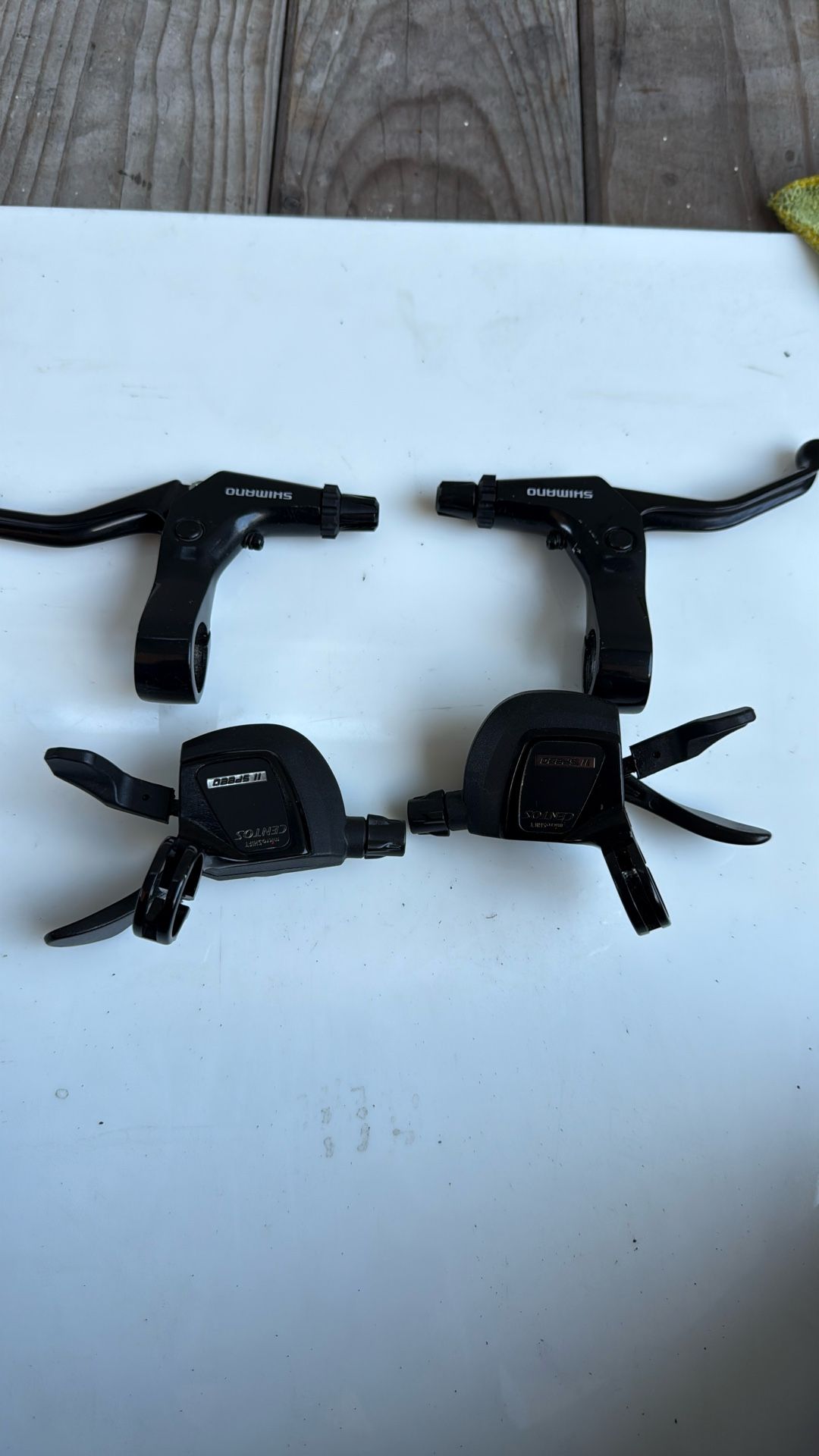 Flat Mount Shifter Set And Brakes