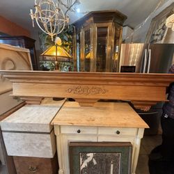 Beautiful, Solid Wood Wall Mantle Large