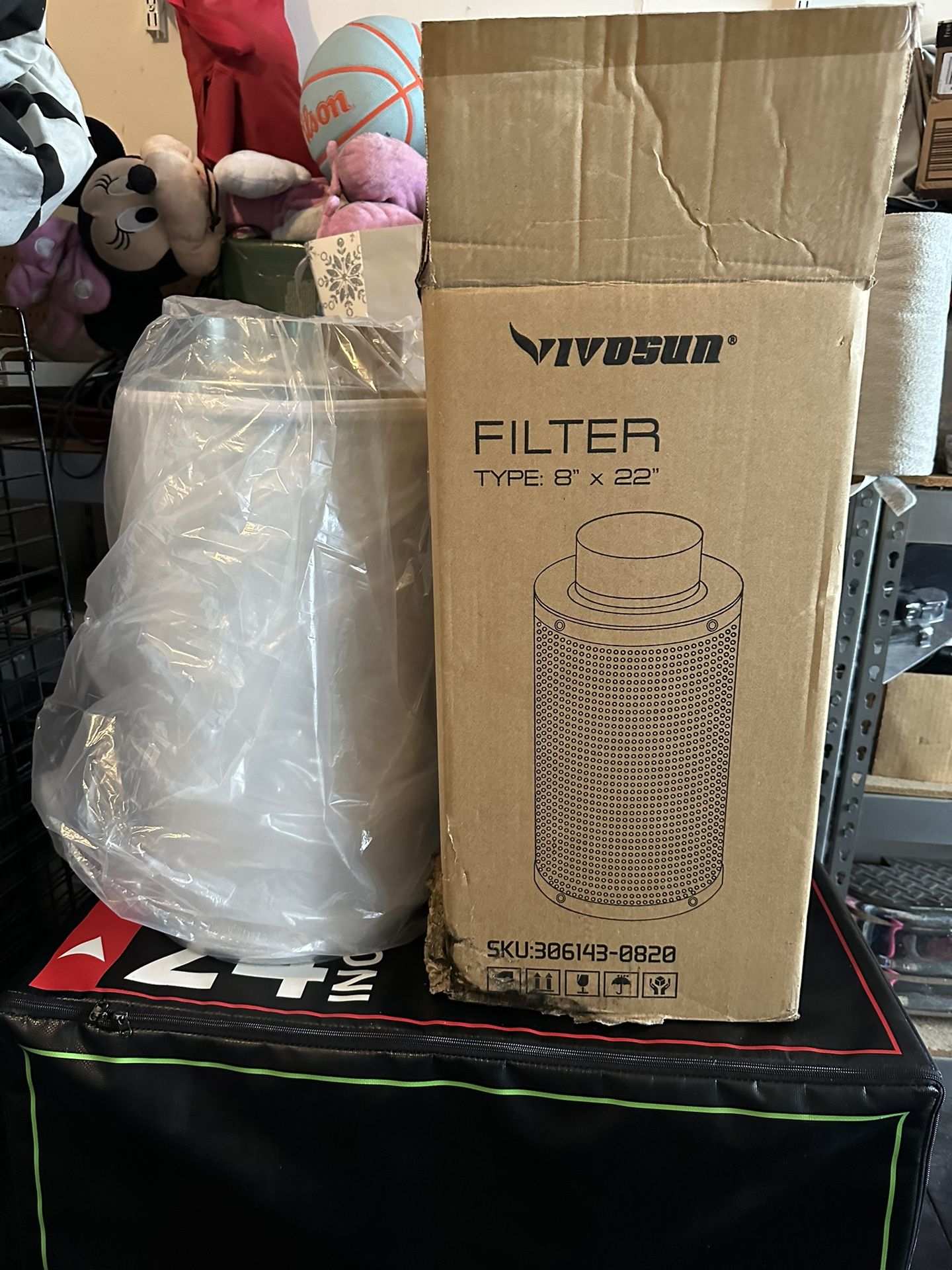 VIVOSUN 8 Inch Air Carbon Filter