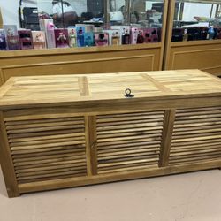 PatioJoy Wooden Storage Box – Like New