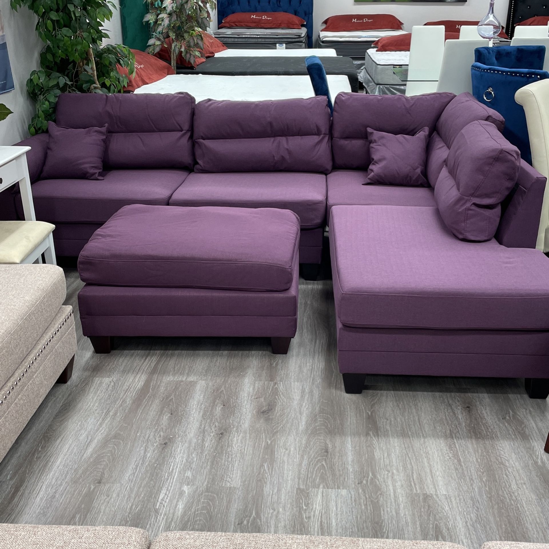 Purple Sectional