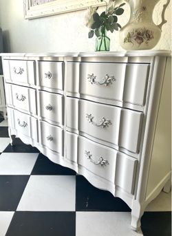 White French provincial dresser