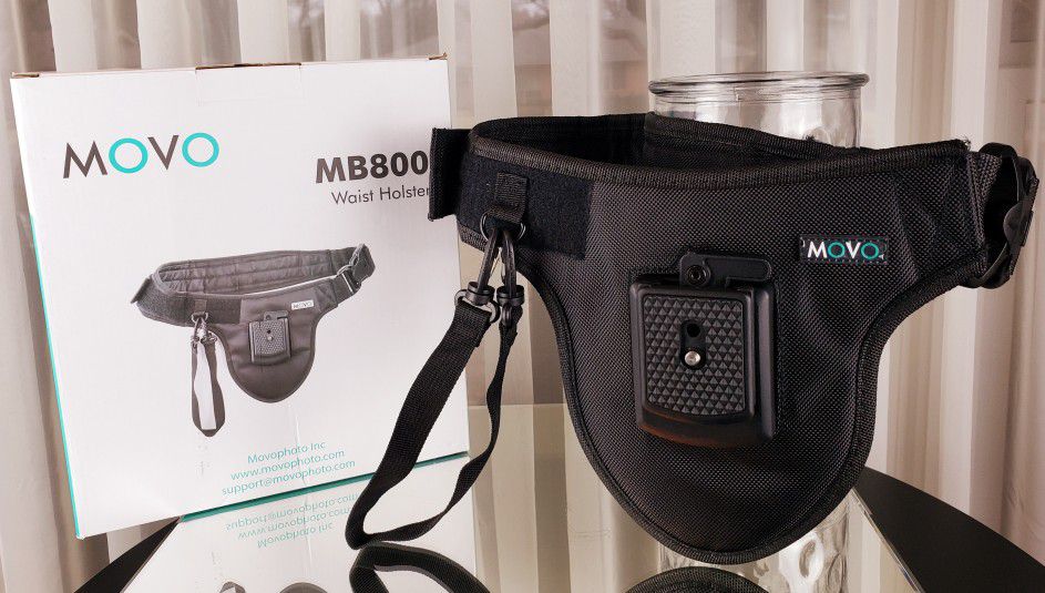 MOVO MB800 WAIST CAMERA HOLSTER WITH QUICK-RELEASE MOUNTING PLATE $30 