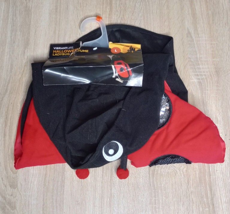 New Halloween Dog Costume Lady Bug Size (L)$5