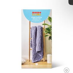 Finger Knitting Blanket 