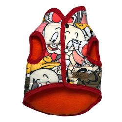 Looney Tunes Print Dog Puffer Vest