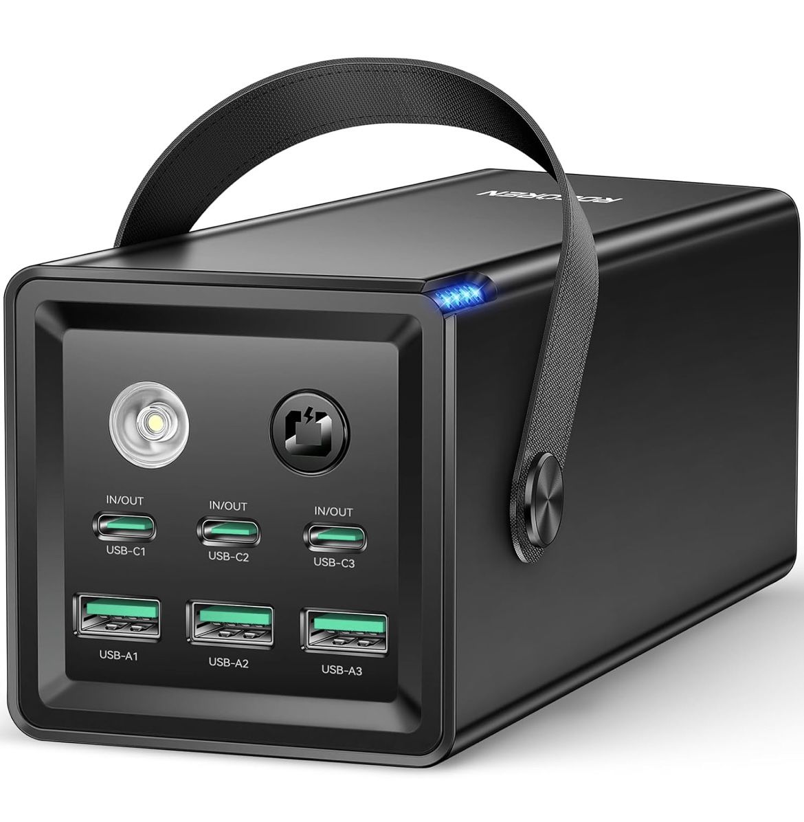 Rocoren 6 Ports Portable Charger Power Bank 50000mAh for Multiple Devices