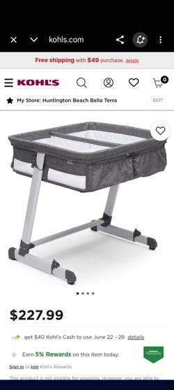 Simmons Kids By The Bed Twin City Sleeper Bassinet