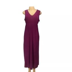 Women Maxi Dress Sz M Purple