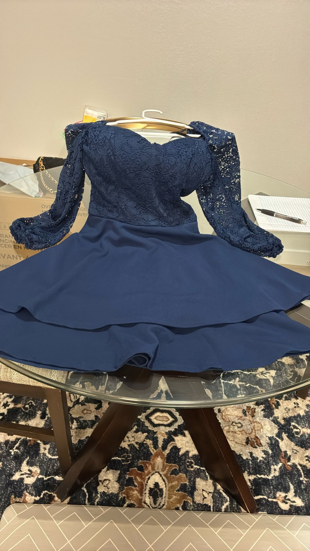 Dark Blue Dress
