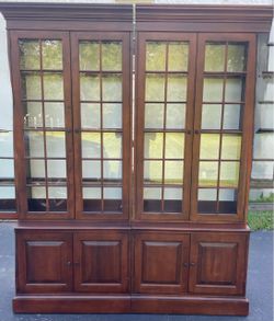 Ethan Allen Villa Double Library Bookcase
