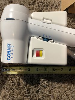 Brand New Vintage NOS Conair Wall Mount 1400 Watt hair Dryer 2 Heat Setting 2 Speed