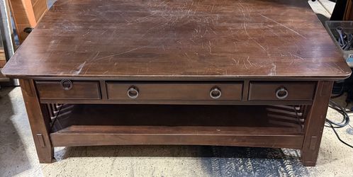 Solid Wood coffee table Brown $25