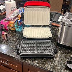 George Foreman Countertop Grill/waffle Maker