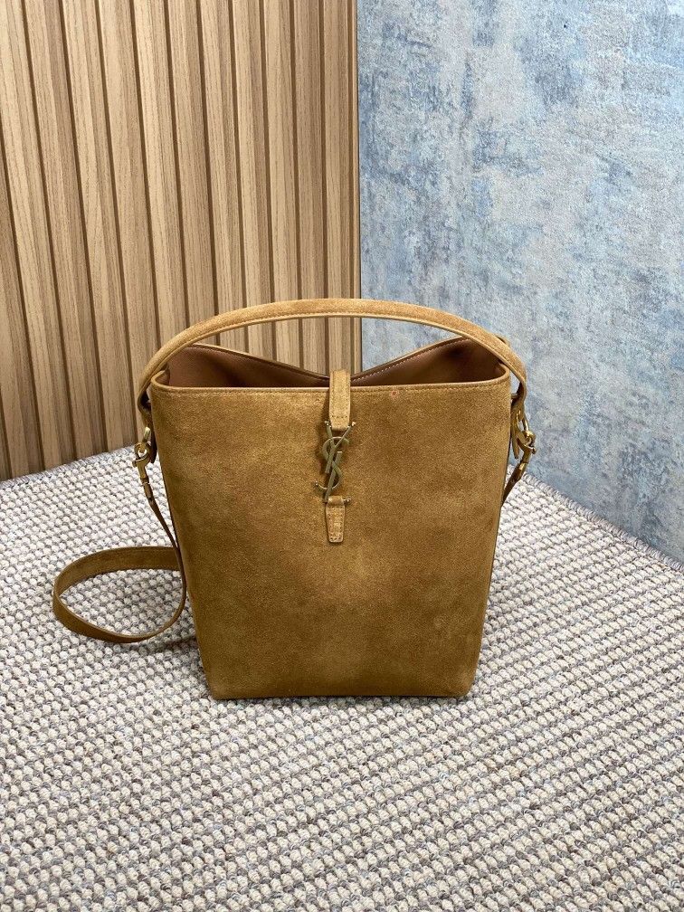 YSL small suede hobo bag