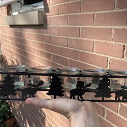 Moose candle holder 