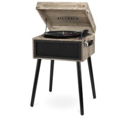 Victrola Liberty Bluetooth Record Player Stand with 3-Speed Turntable