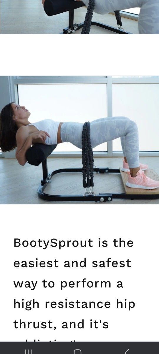 exercise booty sprout machine