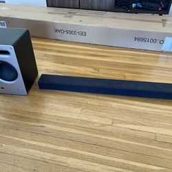Visio Sound bar and subwoofer