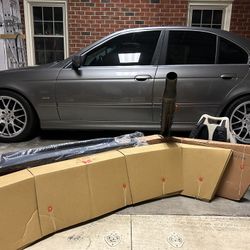 2003 BMW 525i Front Or Rear  Bumper Gray