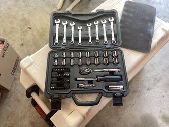 68 piece Crescent socket and wrench set and screwdrivers
