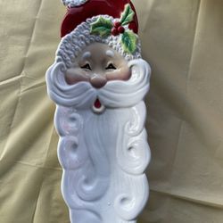 Fitz And Floyd Snack Therapy Santa Server  