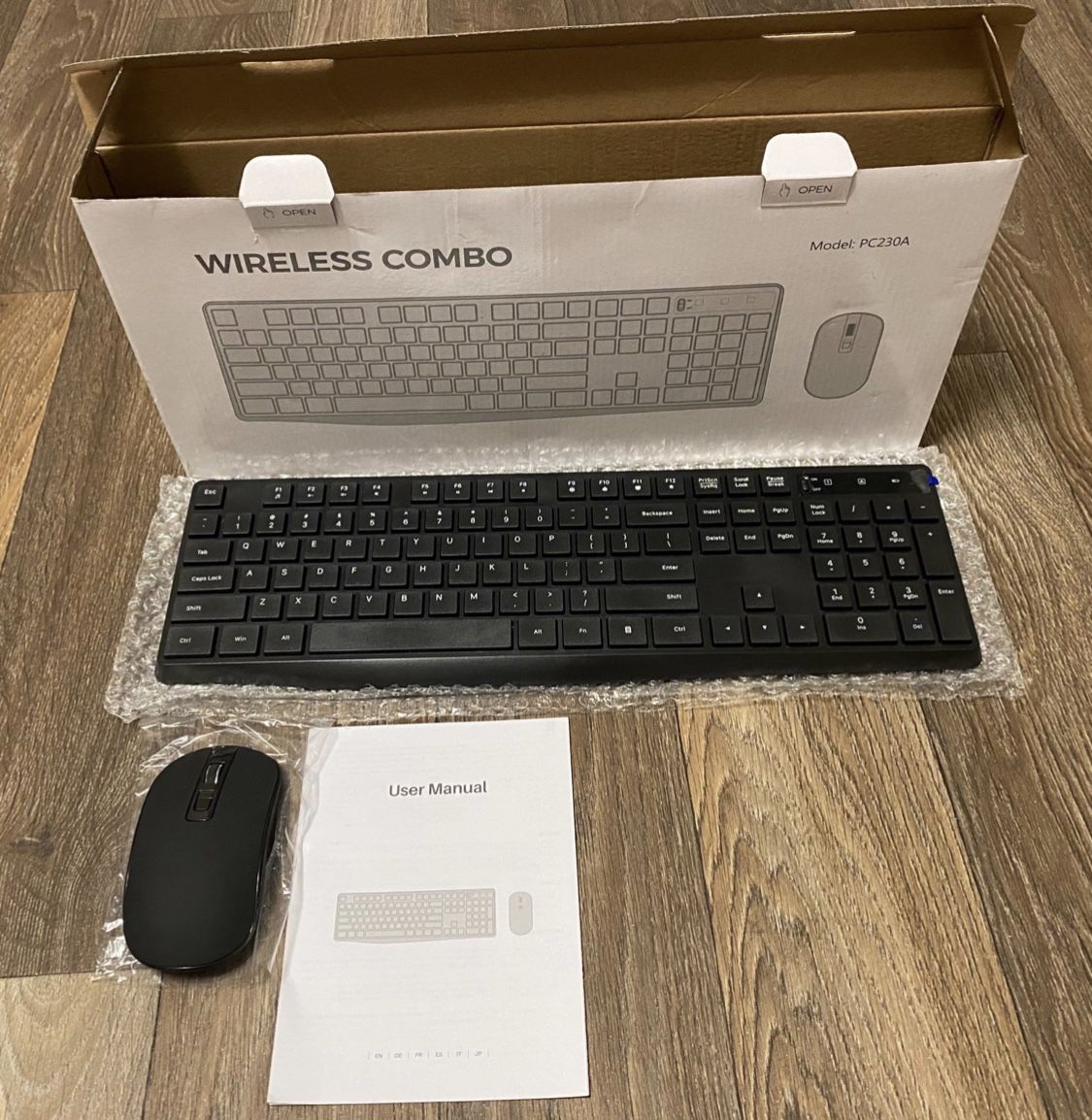 Wireless Keyboard & Mouse Combo | Model PC230A