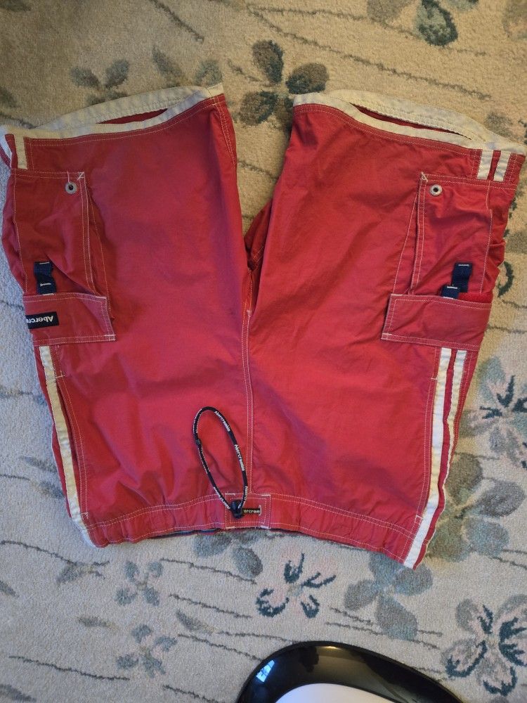 Vintage Abercrombie & Fitch Cargo Shorts/ Mens Large