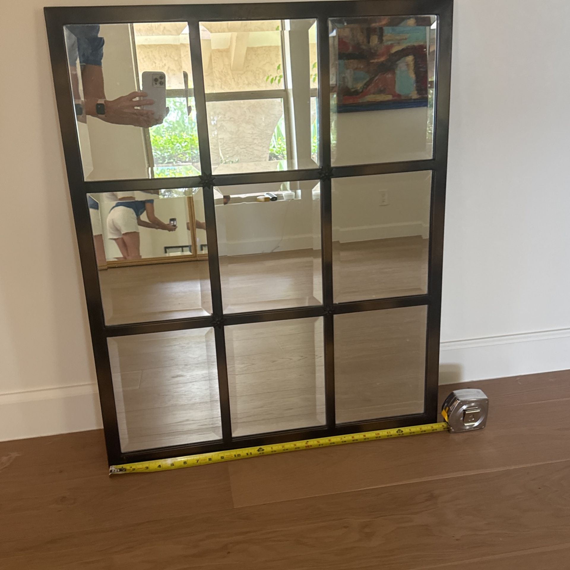 Pottery Barn Multipanel Wall Mirror 28" x 33"