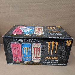 Monster Energy Juice Monster Variety Pack, PPMLPP, Energy Drink, 16 Ounce