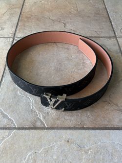Black belt with silver buckle