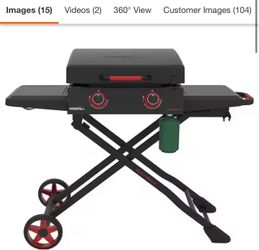 Nexgrill Daytona 2-Burner Portable Flat Top Griddle